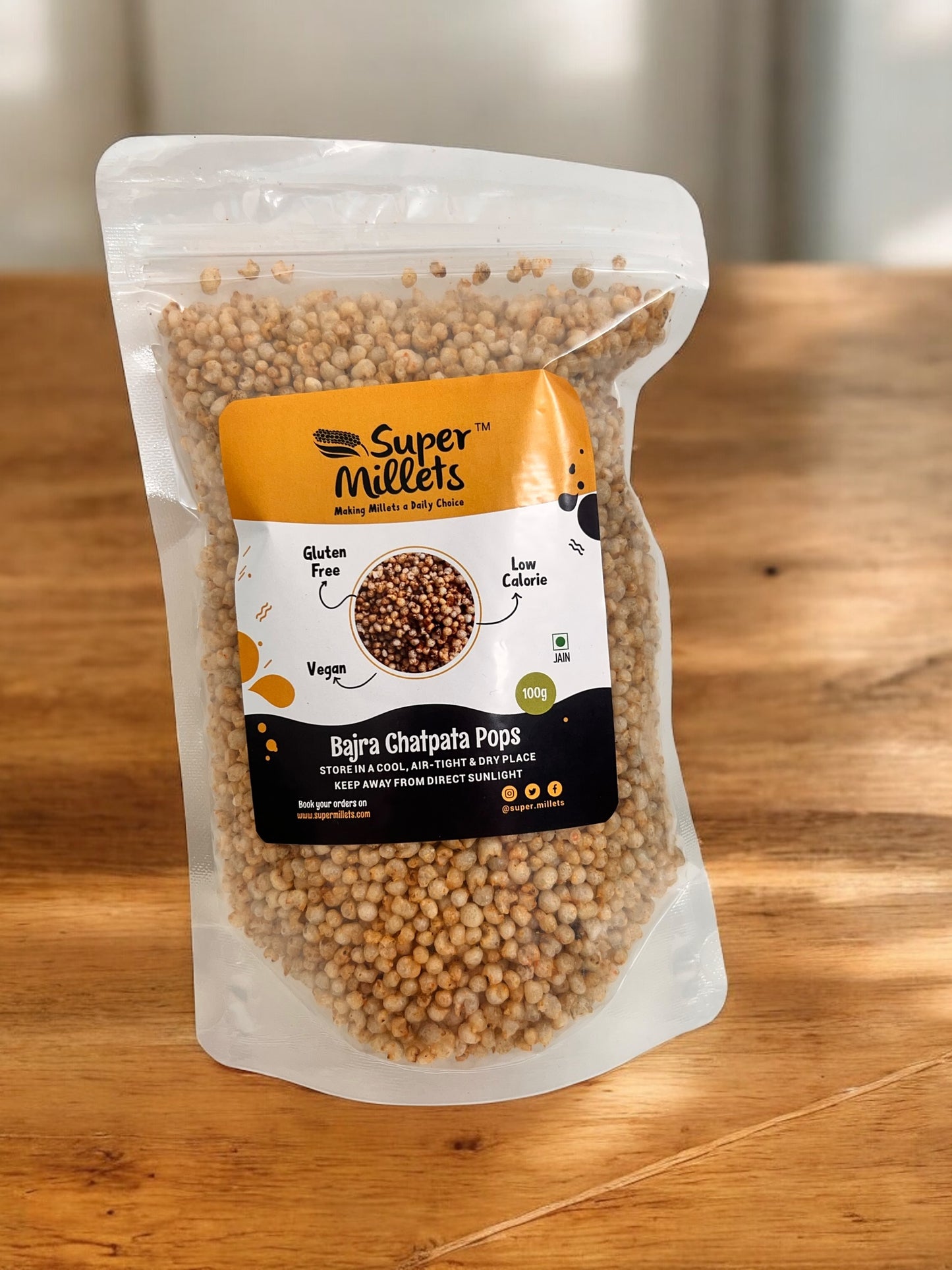 Bajra Chatpata Pops – Healthy Millet Snack