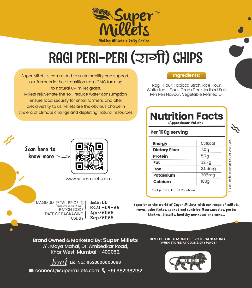 Ragi Peri-Peri Chips