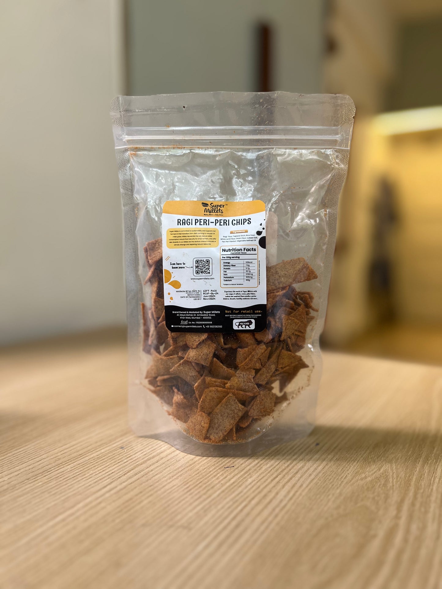 Ragi Peri-Peri Chips