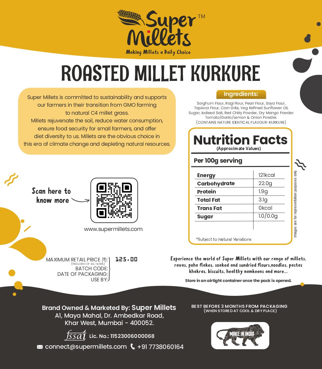 Roasted Millet Kurkure