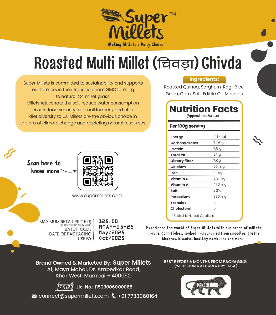 Roasted Multi Millet Chivda
