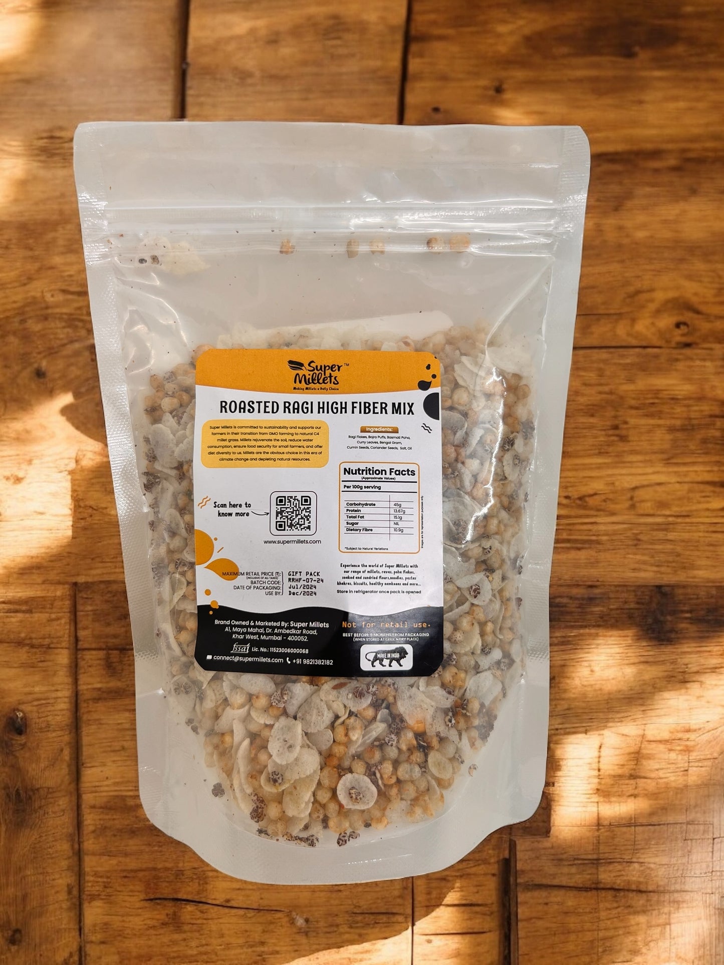 Roasted Ragi High Fibre Mix