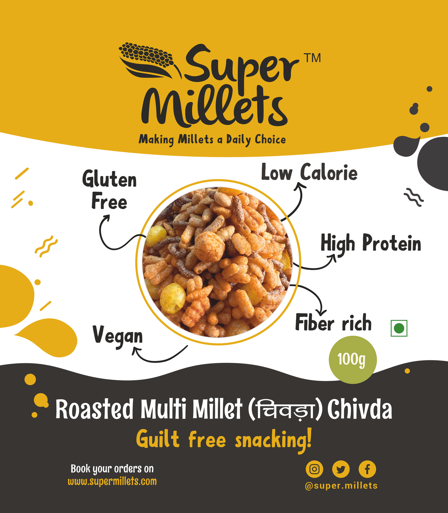 Roasted Multi Millet Chivda