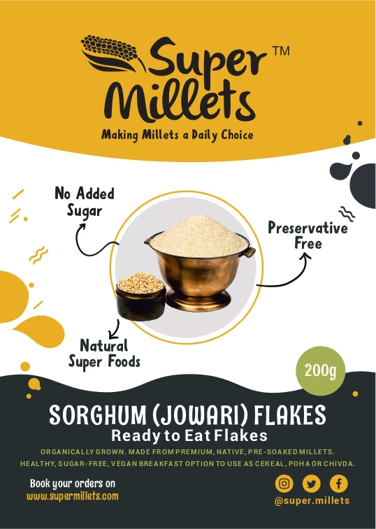 🌾 Jowar Poha (Sorghum Flakes)