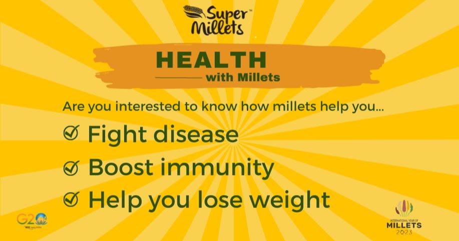 How Millets help you live a disease-free lifestyle