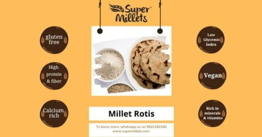 How to make fluffy rotis and chapatis with our Soaked and Sundried Millet flours