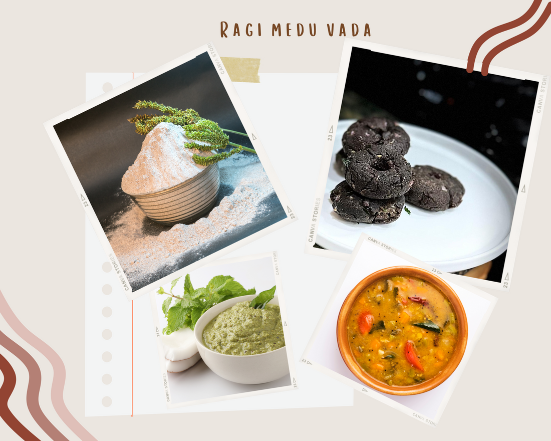 Healthy Ragi Medu Vada