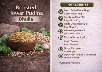 Roasted Jowar Bhujiya - Pudina