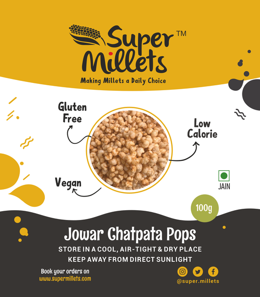 Jowar Chatpata Pops