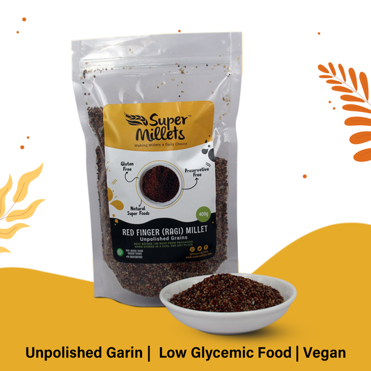 Redfinger (Ragi) Millet Grain (400gms) रेडफिंगर (रागी) मिलेट ग्रेन